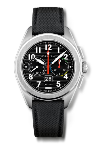 detail Zenith Pilot Big Date Flyback 03.4000.3652/21.I001