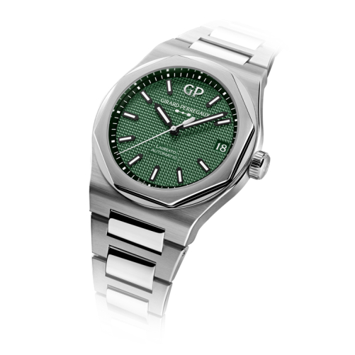 detail Girard-Perregaux Laureato 42mm 81010-11-3153-1CM