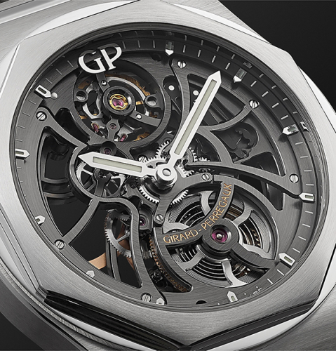 detail Girard-Perregaux Laureato Skeleton 81015-11-001-11A