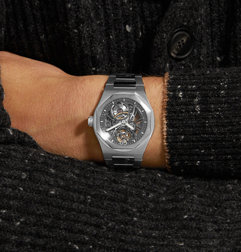 detail Girard-Perregaux Laureato Skeleton 81015-11-001-11A