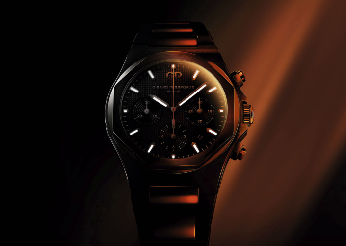 detail Girard-Perregaux Laureato Chronograph TI49 81020-21-3263-1CM