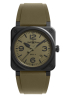 náhled Bell & Ross New BR 03 Military Ceramic BR03A-MIL-CE/SRB
