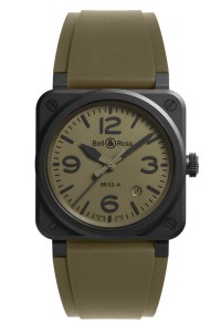 Bell & Ross New BR 03 Military Ceramic BR03A-MIL-CE/SRB