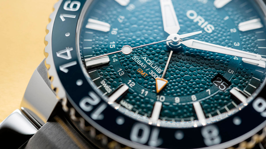 detail Oris aquis Whale Shark Limited Edition 01 798 7754 4175-Set