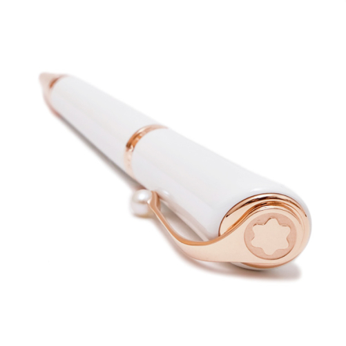 detail Montblanc Muses Marilyn Monroe Special Edition Pearl Ballpoint Pen 117886