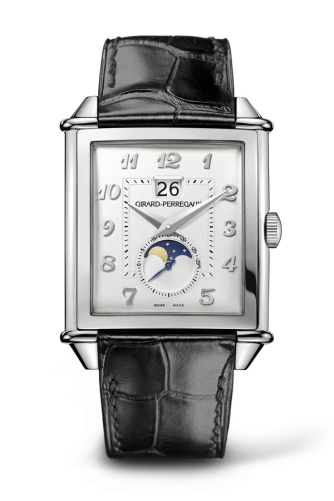detail Girard-Perregaux Vintage 1945 XXL Lagre Date and Moon Phases 25882-11-121-BB6B