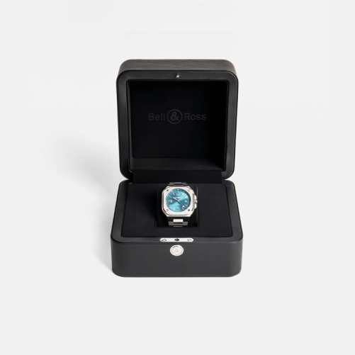 detail Bell & Ross BR-05 GMT Sky Blue BR05G-PB-ST/SST
