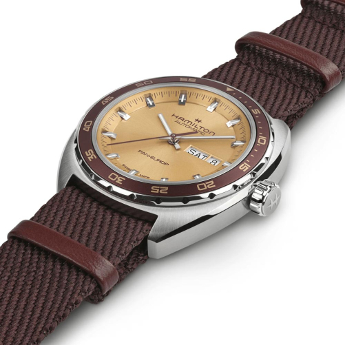 detail Hamilton American Classic Pan Europ Day Date Auto H35435820