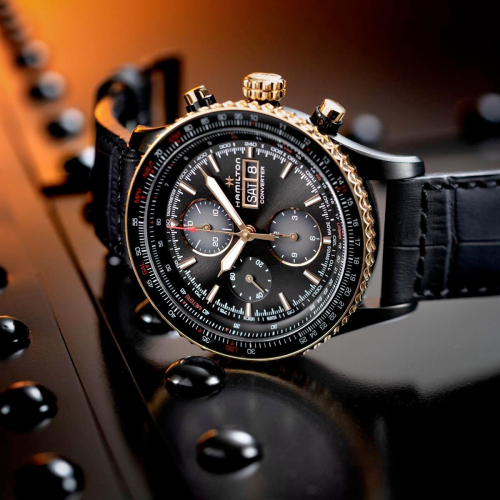 detail Hamilton Khaki Aviation Converter Auto Chrono H76736730