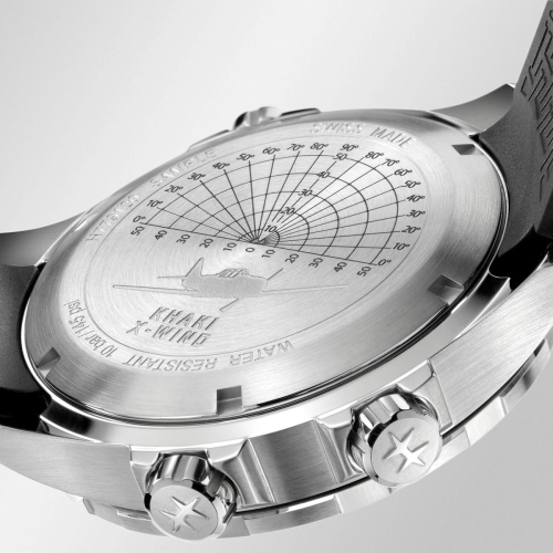 detail Hamilton Khaki Aviation X-Wind GMT Chrono Quartz H77912335