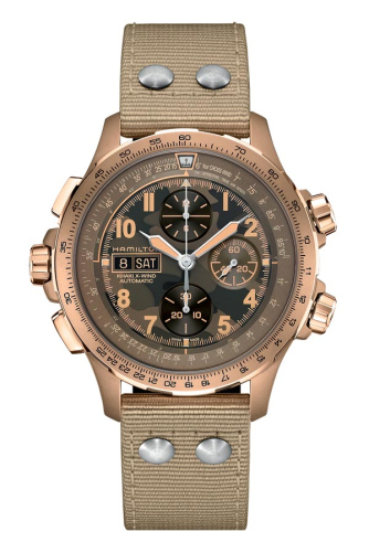 detail Hamilton Khaki Aviation X-Wind Auto Chrono H77916920
