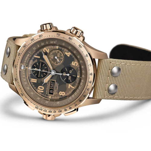 detail Hamilton Khaki Aviation X-Wind Auto Chrono H77916920