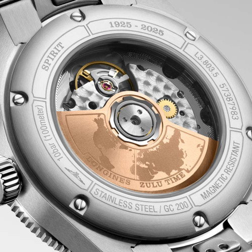detail Longines Spirit Zulu Time 1925 L3.803.5.53.6