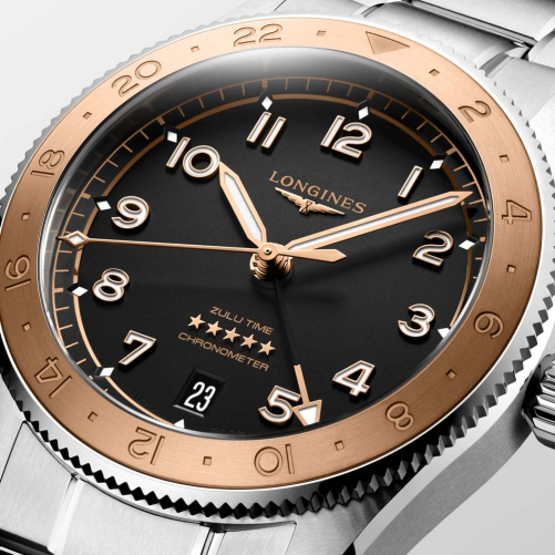 detail Longines Spirit Zulu Time 1925 L3.803.5.53.6