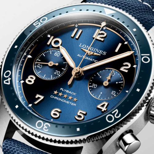 detail Longines Spirit Fylback L3.821.4.93.2