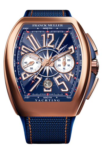detail Franck Muller Vanguard Yachting V 45 CC DT YACHTING BL 5N