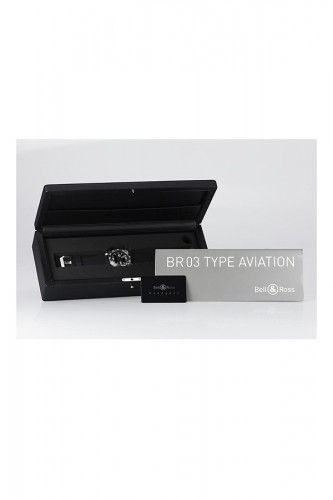 detail Bell & Ross BR 03 Type Aviation Carbon BR0392-AVIA-CA