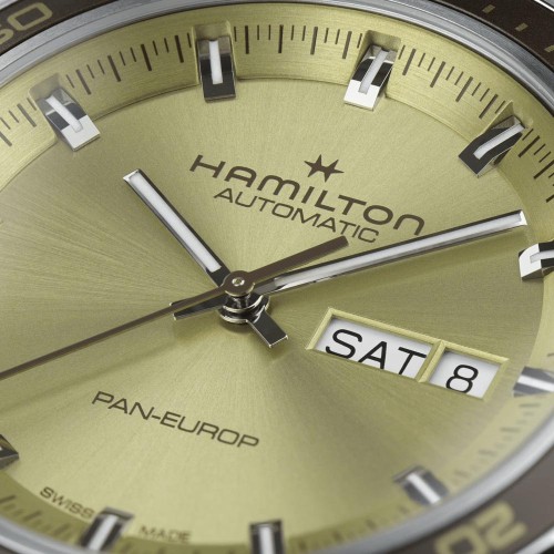 detail Hamilton American Classic Pan Europ Day Date Auto H35445860