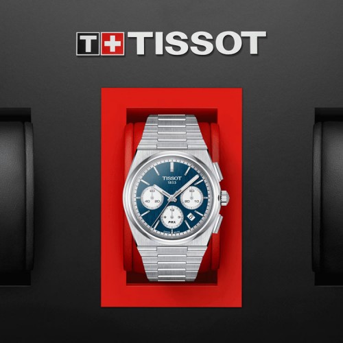 detail Tissot PRX Automatic Chronograph T137.427.11.041.00