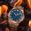náhled Czapek Antarctique Moun Erebus Deep Blue Full Rose Gold 5N 1540-P/S