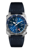 náhled Bell & Ross BR 03-93 GMT Blue BR0393-BLU-ST/SCA