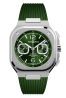 náhled Bell & Ross BR 05 Chrono Green Steel BR05C-GN-ST/SRB