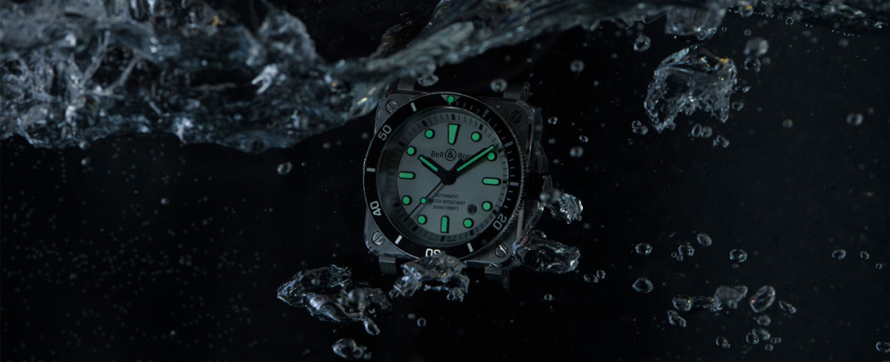 detail Bell & Ross BR03-92 Diver White BR0392-D-WH-ST/SRB