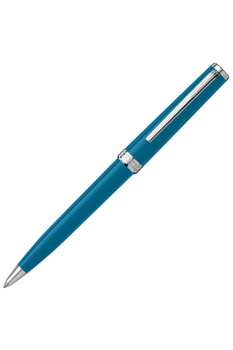 detail Montblanc Petrol Blue Ballpoint Pen 119351