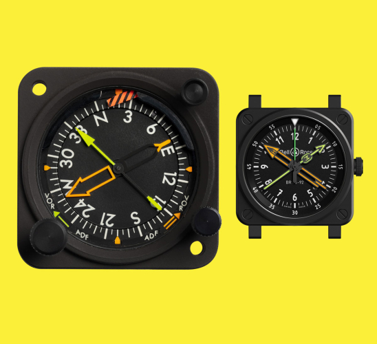 detail Bell & Ross BR03-92 Radiocompass BR0392-RCO-CE/SRB