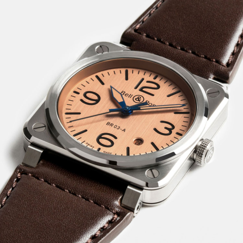detail Bell & Ross New BR 03 Copper BR03A-GB-ST/SCA