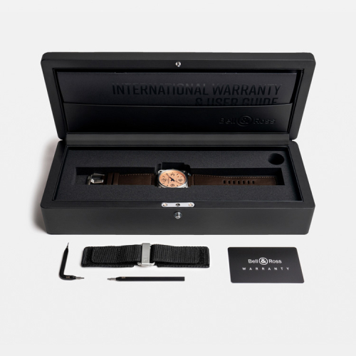 detail Bell & Ross New BR 03 Copper BR03A-GB-ST/SCA