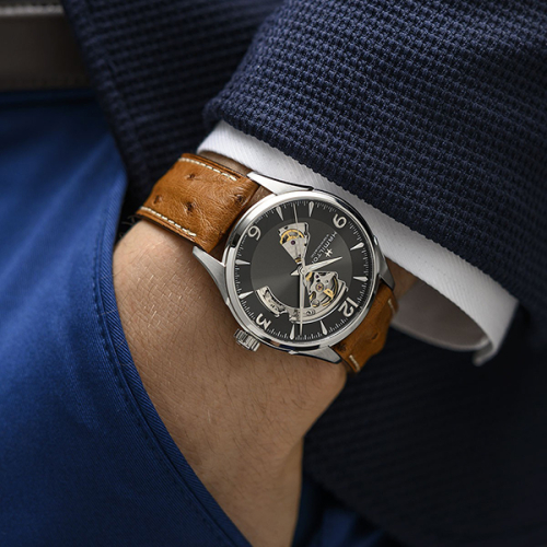 detail Hamilton Jazzmaster Open Heart Automatic H32705581
