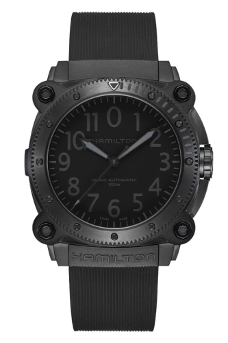 detail Hamilton Khaki Navz BeLOWZERO Auto Titanium H78505330