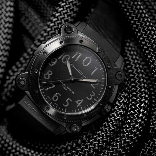 detail Hamilton Khaki Navz BeLOWZERO Auto Titanium H78505330
