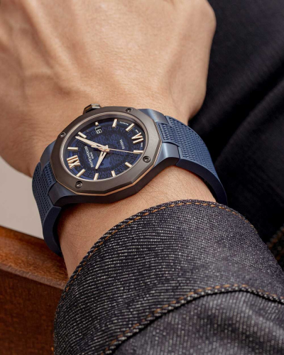 detail Baume & Mercier Riviera Steel Titanium M0A10769