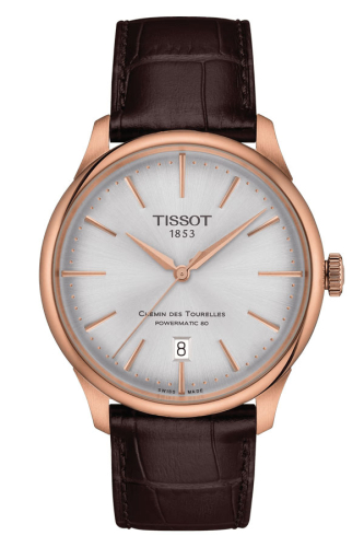 detail Tissot Chemin Des Tourelles Powermatic 80 39mm T139.807.36.031.00