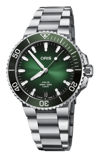 detail Oris Aquis Date Calibre 400 01 400 7769 4157-07 8 22 09PEB