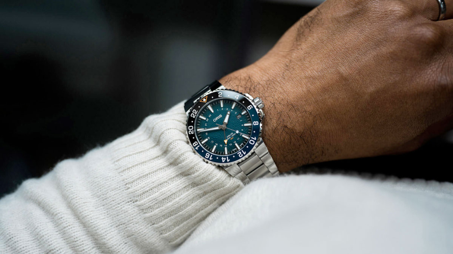 detail Oris aquis Whale Shark Limited Edition 01 798 7754 4175-Set
