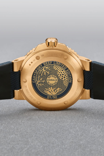 detail Oris Carysfort Reef Gold Limited Edition 01 798 7754 6185-Set