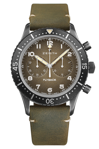 detail Zenith Pilot Chronometro Tipo CP-2 Flyback 11.2240.405/21.C773