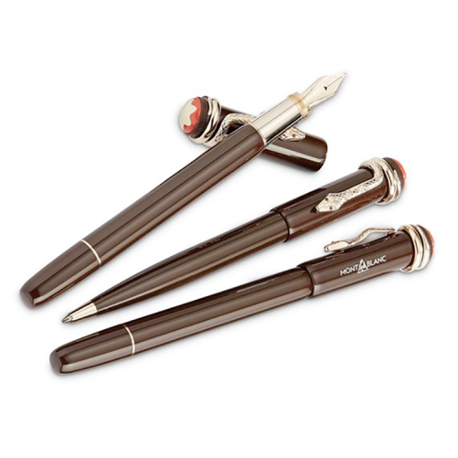 detail Montblanc Heritage Rouge et Noir Tropic Brown Special Edition 116552