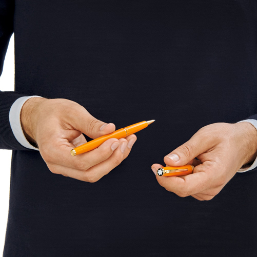 detail Montblanc PIX Manganese Orange Rollerball 119902