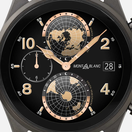 detail Montblanc Summit 3 Smartwatch - Black Titanium 129267