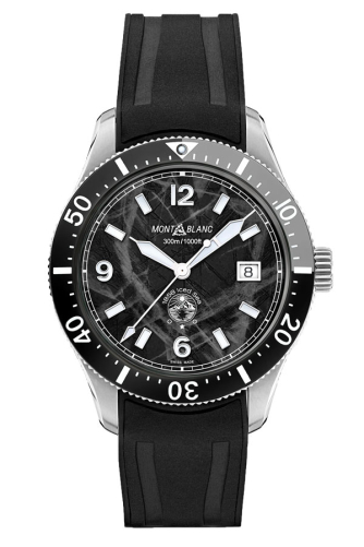 detail Montblanc 1858 Iced Sea Automatic Date 129372