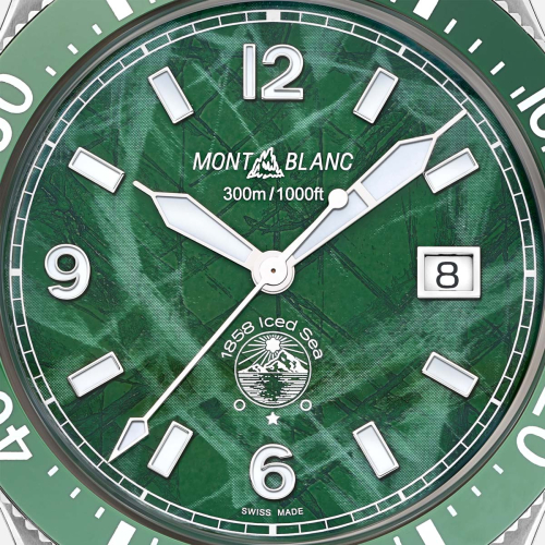 detail Montblanc 1858 Iced Sea Automatic Date 129765