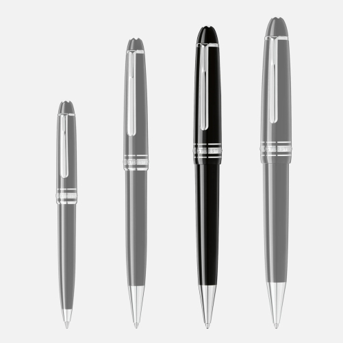 detail Montblanc Meisterstück Platinum Line Midsize Ballpoint Pen 132491