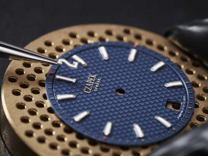 detail Czapek Antarctique Passage de Drake Aqua Blue 1530-12-RT-P/S
