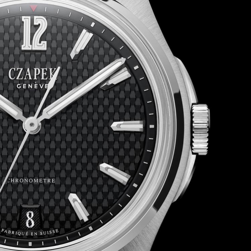 detail Czapek Antarctique Passage de Drake Black Ink 1531-12-RT-P/S