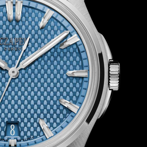 detail Czapek Antarctique Passage de Drake Clacier Blue 1532-II-RT-P/S