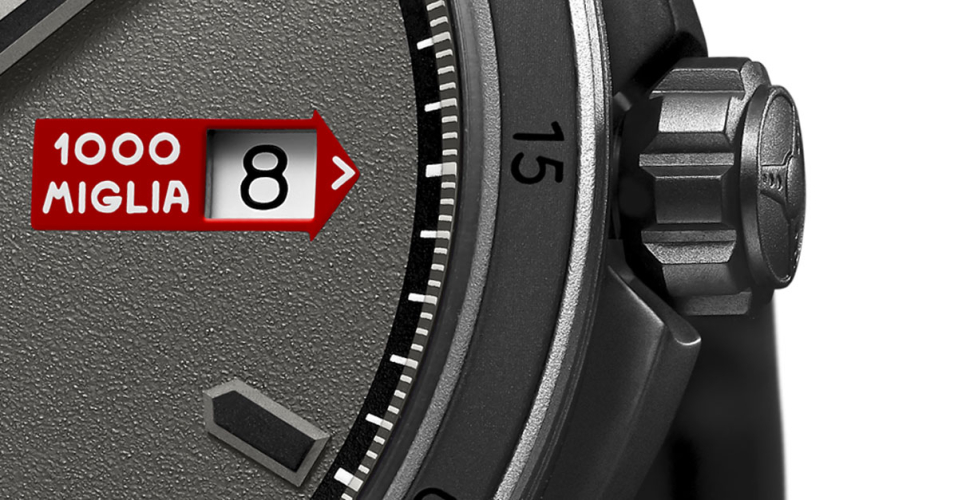 detail Chopard Mille Miglia GTS Power Cntrol Grigio 168566-3007